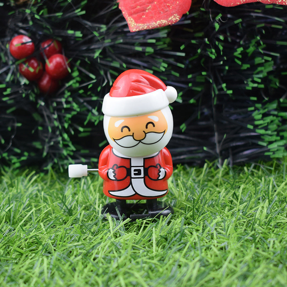 Wind-Up Toys for Christmas - Santa Claus, Snowman, Reindeer Bobblehead Figurines, and Creative Christmas Gifts