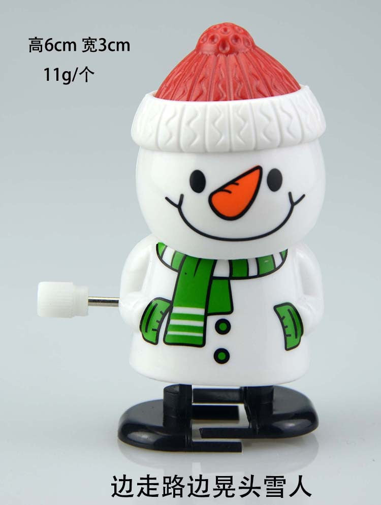 Wind-Up Toys for Christmas - Santa Claus, Snowman, Reindeer Bobblehead Figurines, and Creative Christmas Gifts