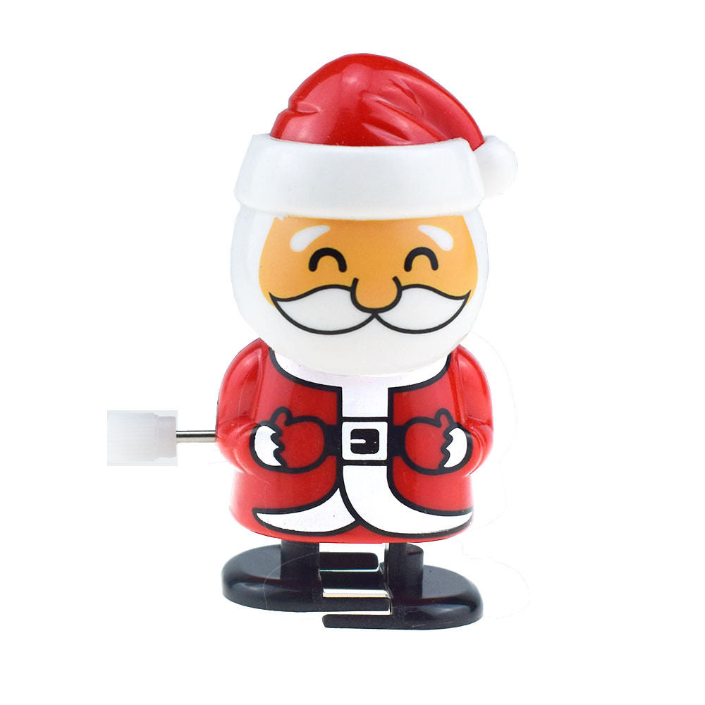 Wind-Up Toys for Christmas - Santa Claus, Snowman, Reindeer Bobblehead Figurines, and Creative Christmas Gifts